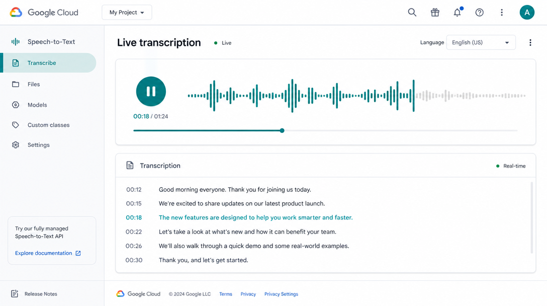 Speech-to-Text GUI